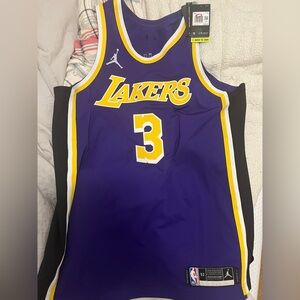 Los Angeles Lakers Anthony Davis Jordan Brand Purple 2020/21 Authentic Jersey